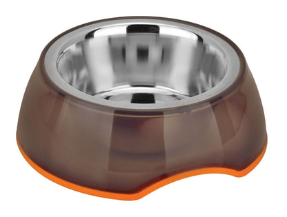 MR. PET Zdjelica Pellucid, prozirna, inox, protuklizna