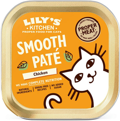LILY'S KITCHEN Smooth Pate Chicken, bez žitarica, 85g