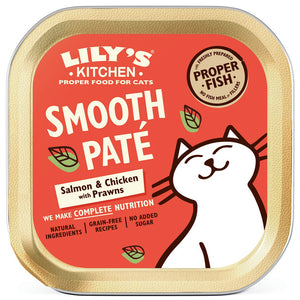 LILY'S KITCHEN Smooth Pate, losos s piletinom i kozicama, bez žitarica, 85g
