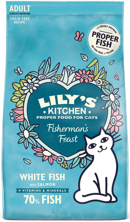 LILY'S KITCHEN Fisherman's Feast, bijela riba s lososom, bez žitarica