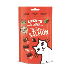 LILY'S KITCHEN Salmon Treats, jastučići s lososom, bez žitarica, 60g