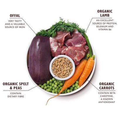 LILY'S KITCHEN Organic Lamb Supper, janjetina s mrkvom i graškom,150g