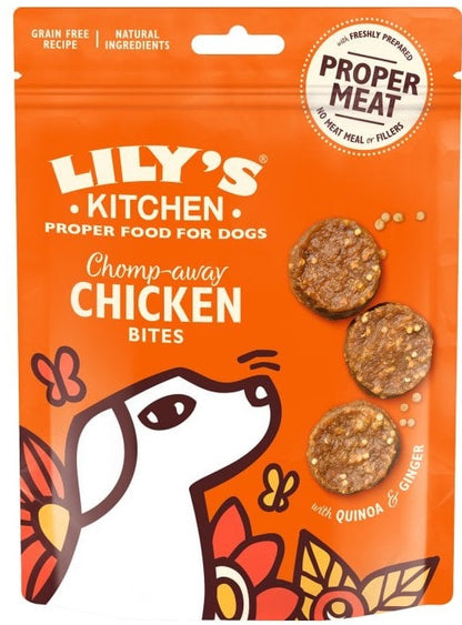 LILY'S KITCHEN Chomp-Away, piletina s kvinojom i đumbirom, bez žitarica, 70g