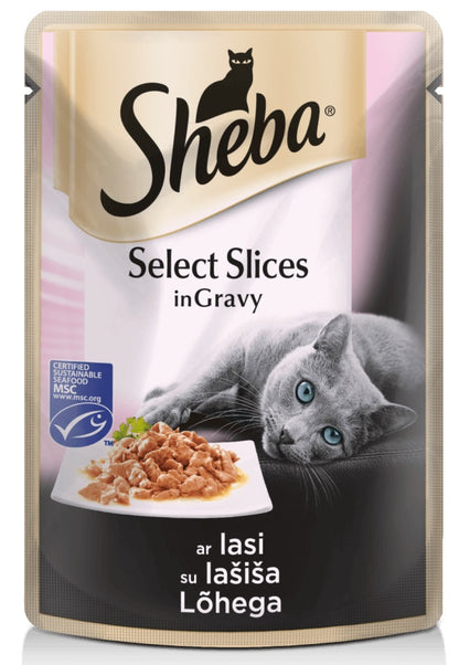 SHEBA Select Slices, s lososom u umaku, 85g