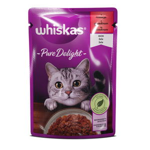 WHISKAS Vrećica Pure Delight Govedina 85g