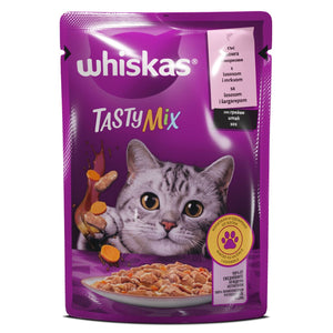 WHISKAS Vrećica Tasty Mix, s lososom i mrkvom, 85g