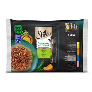 SHEBA Nature, miješani izbor u umaku, 4x85g
