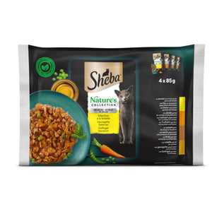 SHEBA Nature izbor peradi u želeu, 4x85g