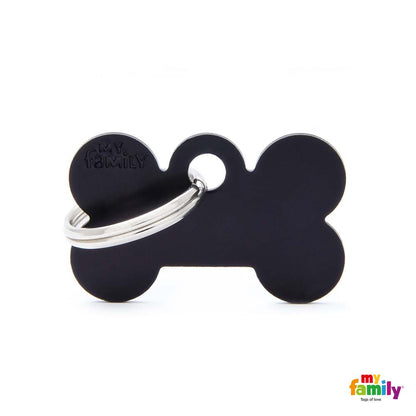 MYFAMILY Basic Pločica za graviranje  Kost, aluminij, crna