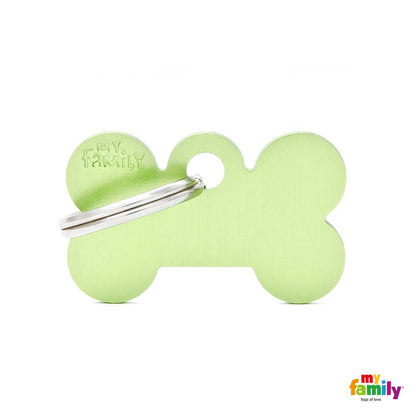 MYFAMILY Basic Pločica za graviranje  Kost, aluminij, zelena