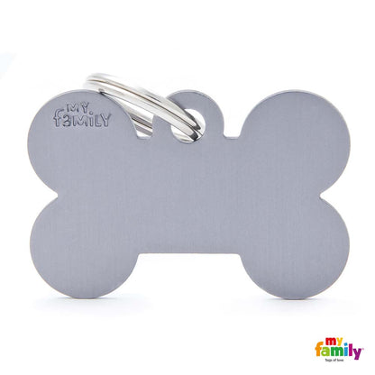 MYFAMILY Basic Pločica za graviranje  Kost, aluminij, siva