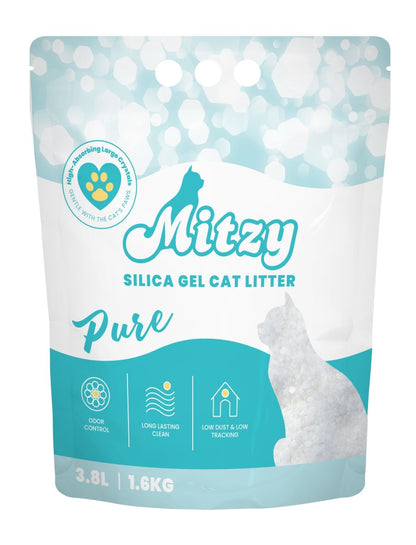 MITZY Silikatni pijesak za mačke Pure, upijajući, bez mirisa