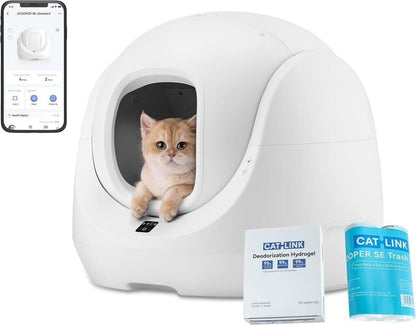 CATLINK Baymax Scooper SE, automatski samočisteći WC za mačke, kapacitet 7L