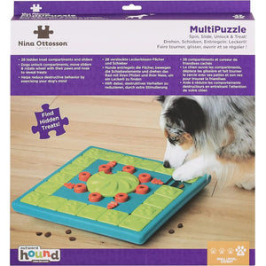 NINA OTTOSSON Dog MultiPuzzle, interaktivna igračka za pse, 37,7x37,7x4,7cm