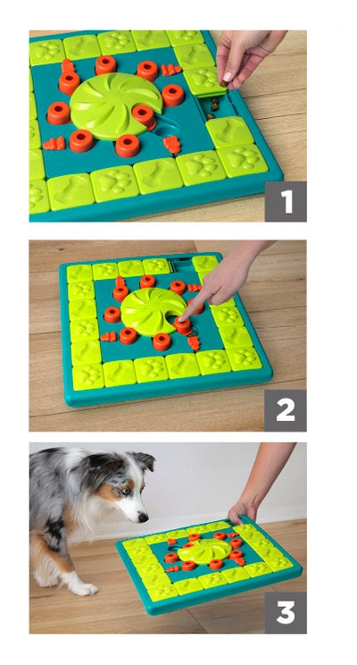 NINA OTTOSSON Dog MultiPuzzle, interaktivna igračka za pse, 37,7x37,7x4,7cm