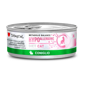 DISUGUAL Metabolic Balance Hypoallergenic, konzerva za mačke, kunićevina, 85 g