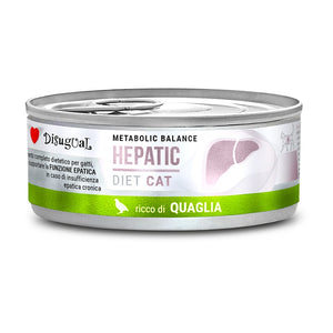 DISUGUAL Metabolic Balance Hepatic konzerva za mačke, prepelica, 85 g