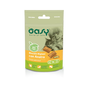 OASY Snack Cat hrskava punjena poslastica sa okusom pačetine 60 g