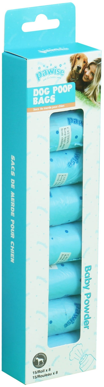 PAWISE Vrećice za izmet, baby powder miris