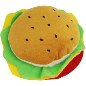 PAWISE Yummy Hamburger plišani, zvučni, 12x7cm
