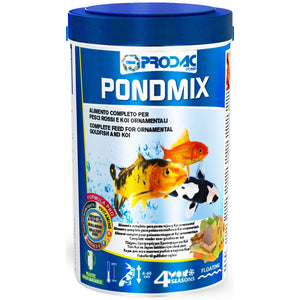 PRODAC Pondmix, hrana za ribe u jezercima, listići i štapići, 1,2l