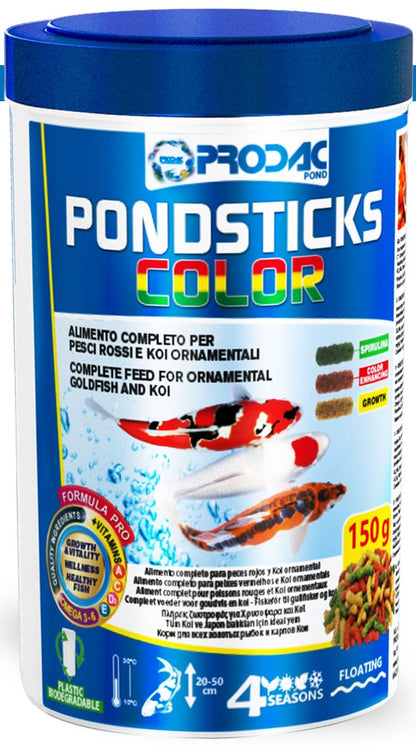 PRODAC Pondsticks Color, hrana za ribe u jezercima, štapići
