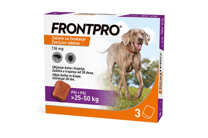 Frontpro (Boehringer), tablete za pse, protiv buha i krpelja