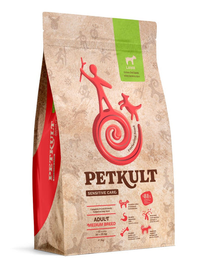 PETKULT Sensitive, Medium, janjetina sa smeđom rižom