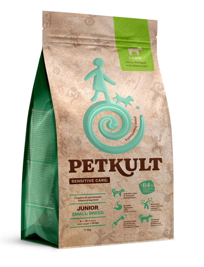 PETKULT Sensitive JUNIOR, Small, janjetina sa smeđom rižom
