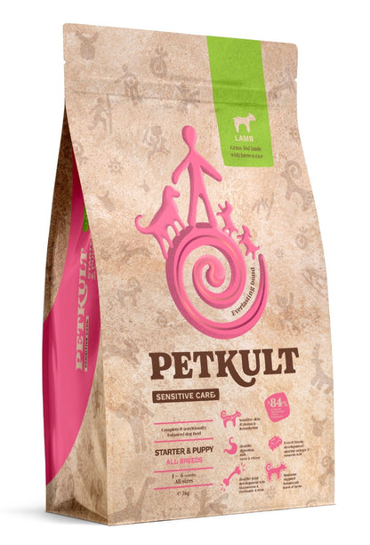 PETKULT Sensitive STARTER&PUPPY, janjetina sa smeđom rižom