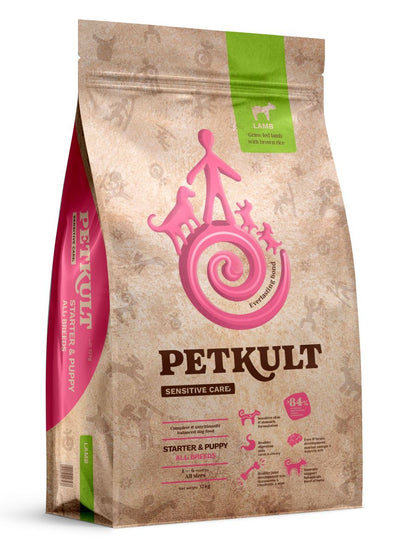 PETKULT Sensitive STARTER&PUPPY, janjetina sa smeđom rižom