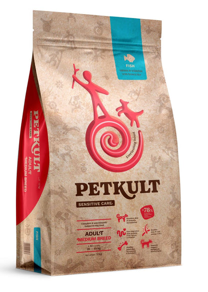 PETKULT Sensitive, Medium, riba sa smeđom rižom