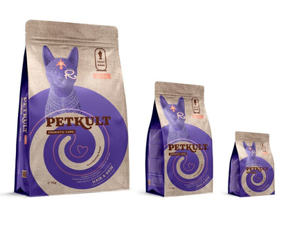 PETKULT Probiotic Care Hair&Skin, sa svježim lososom, bez žitarica