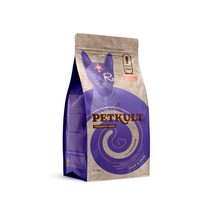 PETKULT Probiotic Care Hair&Skin, sa svježim lososom, bez žitarica