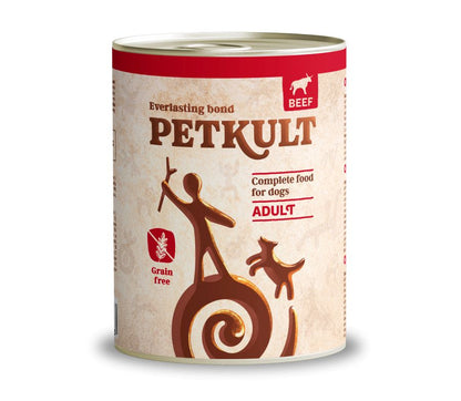 PETKULT Konzerva za pse, s govedinom, bez žitarica