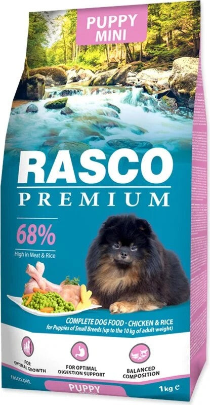 RASCO Premium PUPPY MINI, piletina s rižom