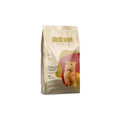 REMI PREMIUM Vital Cat, bogato govedinom i piletinom
