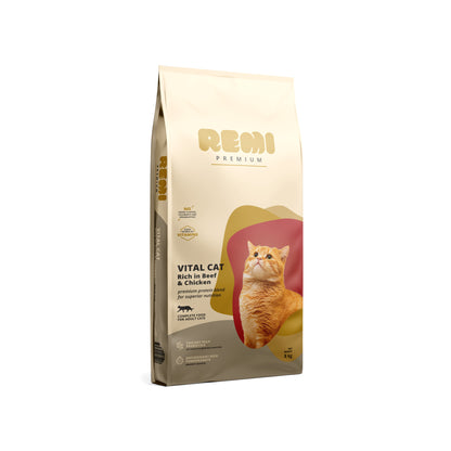 REMI PREMIUM Vital Cat, bogato govedinom i piletinom