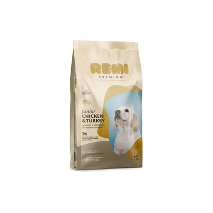 REMI PREMIUM JUNIOR Medium/Large, s piletinom i puretinom