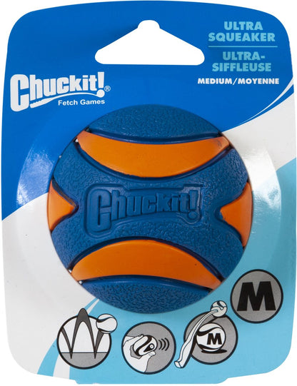 CHUCKIT! Ultra Squeaker lopta, zvučna