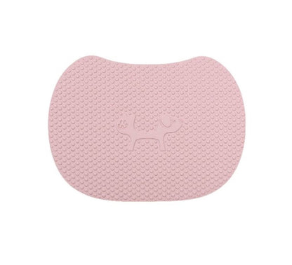 UNITED PETS Otirač za mačji WC, guma, ružičasti, 36x26,5cm