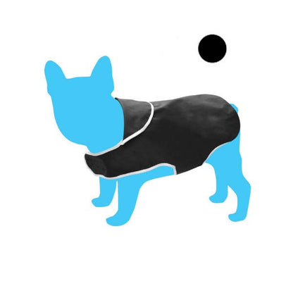 VAU DESIGN Kabanica za pse Bumo dupli za mops, buldog i sl. pasmine