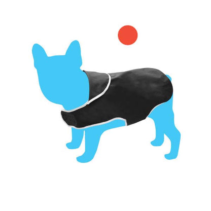 VAU DESIGN Kabanica za pse Bumo dupli za mops, buldog i sl. pasmine