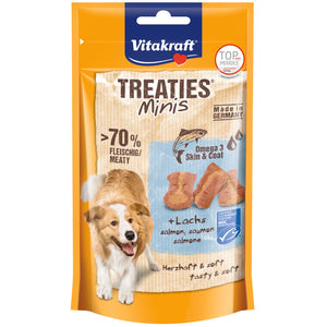 VITAKRAFT Treaties Minis, s lososom i omega 3, poslastica za pse, 48g