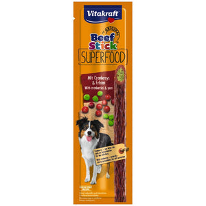 VITAKRAFT Beef Stick Superfood, s graškom i brusnicom, 25g