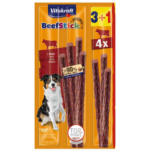VITAKRAFT Beef Stick Salami, s govedinom, poslastica za pse, 20g /3+1 BONUS