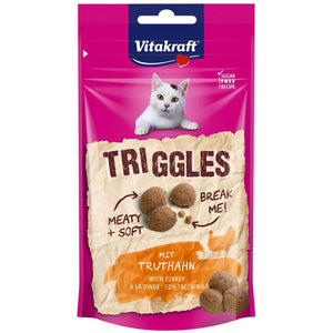 VITAKRAFT Triggles, poslastica s puretinom, za mačke, 40 g