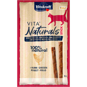 VITAKRAFT Cat sticks Vita Naturals, poslastica za mačke, Piletina 4x5g