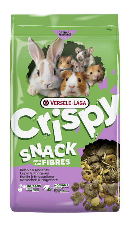 VERSELE-LAGA Crispy Snack with Fibres, za kuniće i glodavce, peleti