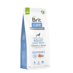 BRIT CARE Digestion & Relax Sustainable Large breed, piletina s insektima